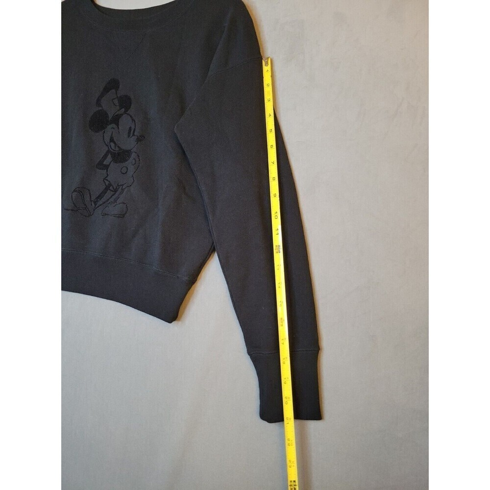 RARE Uniqlo x DISNEY Mickey Mouse SIZE M Black Crewneck Sweatshirt MUST SEE, EUC - Picture 14 of 14